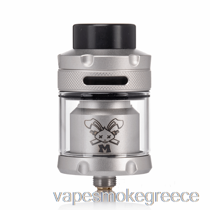Vape Greece Hellvape νεκρό κουνέλι M 26mm Rta ασημί ματ